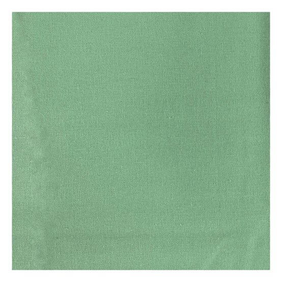 Mist Green Cotton Homespun Fabric by the Metre image number 2