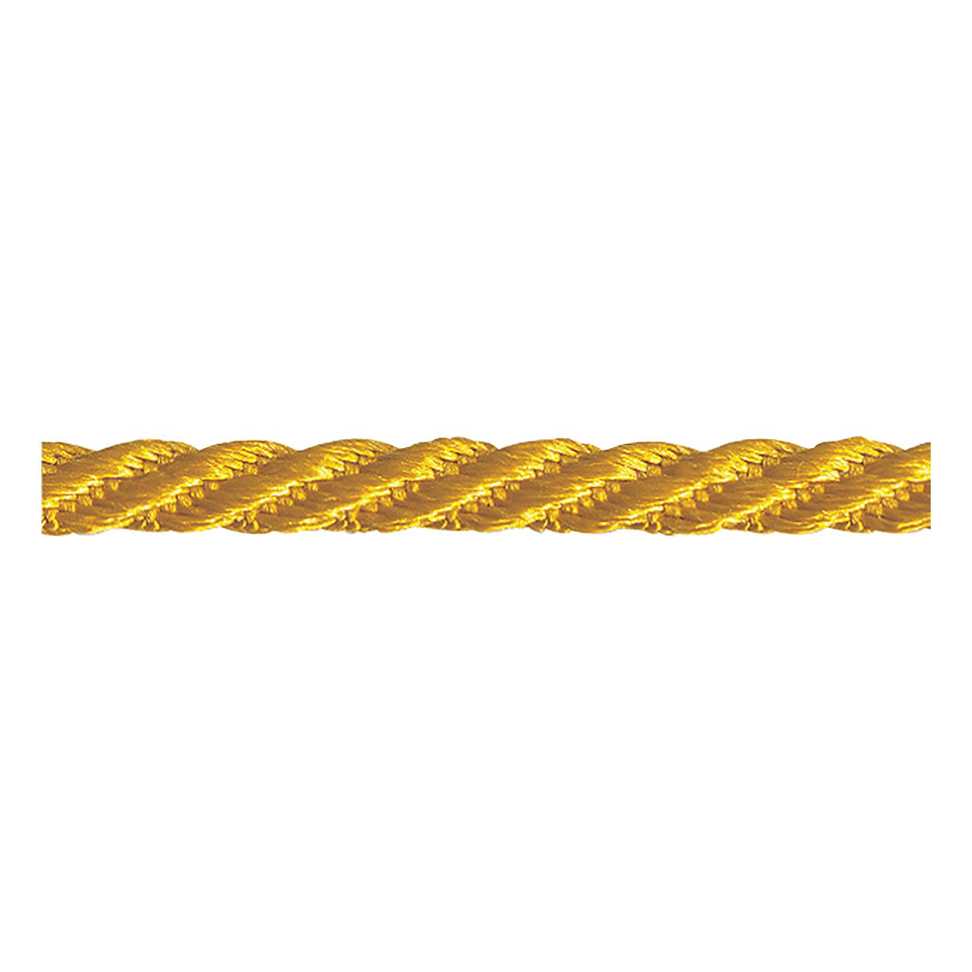 Berisfords Gold Barley Twist Rope by the Metre | Hobbycraft