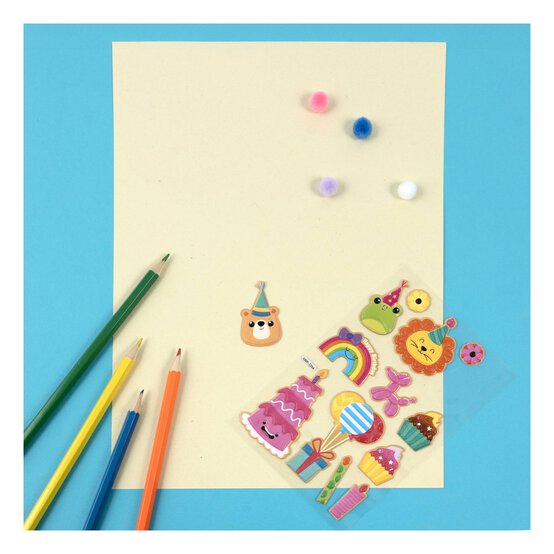 Party Animal Puffy Stickers  image number 2