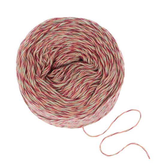Knitcraft Red Pink Cotton Candy Sprinkles 4 Ply 50g image number 3