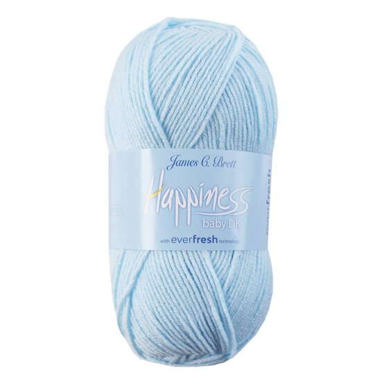James C Brett Baby Blue Happiness DK Yarn 100g image number 1
