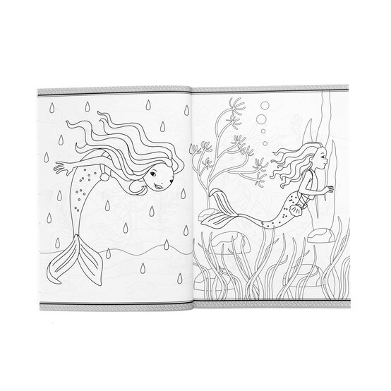 Mermaids Mega Colouring Book image number 4