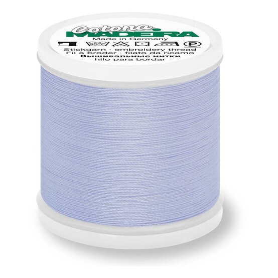 Madeira Powder Blue Cotona 30 Thread 200m (571) image number 1