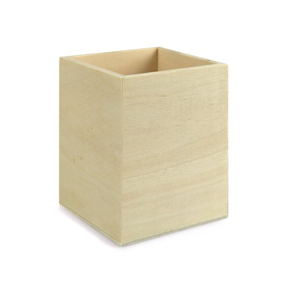 Wooden Pencil Holder 12cm image number 1