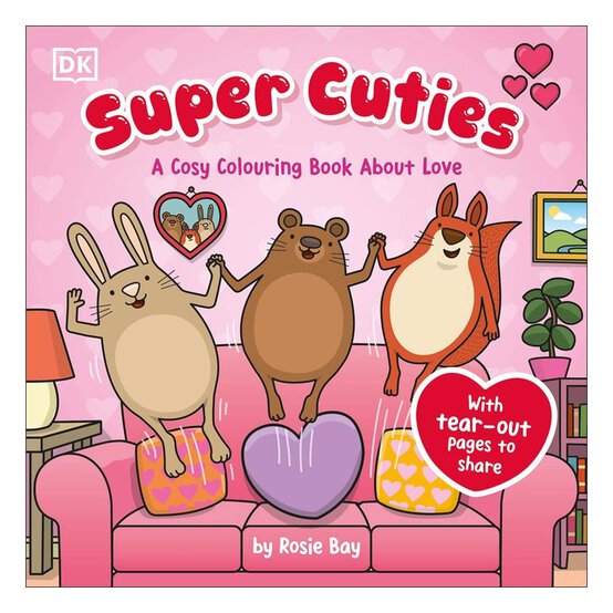 Super Cuties: A Cosy Colouring Book About Love image number 1