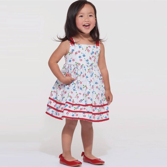 New Look Toddler&rsquo;s Dress Sewing Pattern N6610 image number 4
