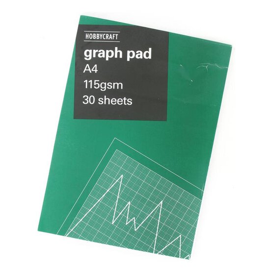 Graph Paper Pad A4 30 Sheets