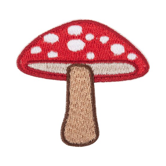Toadstool Iron-On Patch image number 1