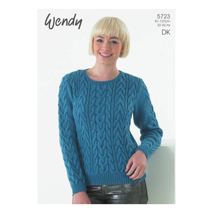 Wendy Merino DK Sweater and Hat Digital Pattern 5723 image number 1