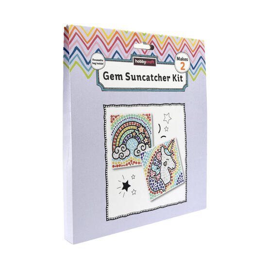 Rainbow Gem Suncatcher Kit 2 Pack image number 1