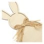 Hanging Wooden Bunny Decoration 30cm image number 3