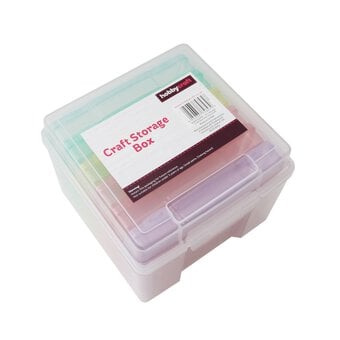 Mini Pastel Craft Storage Box