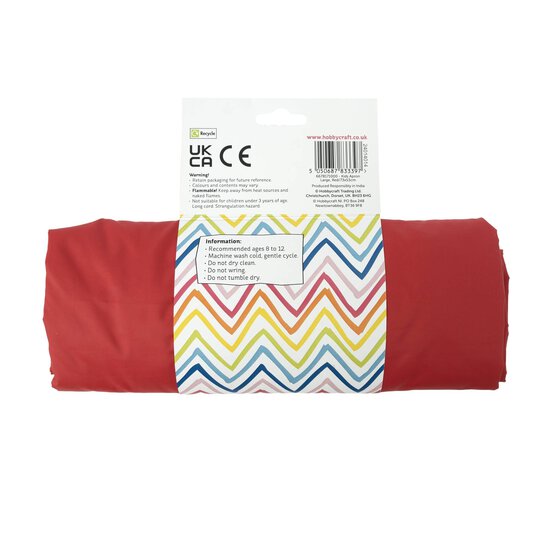 Large Red Kids’ Apron image number 8