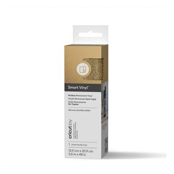 Cricut Joy Gold Permanent Smart Shimmer Vinyl 5.5 x 48 Inches