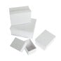 White Mache Rectangle Nesting Boxes 4 Pack image number 1