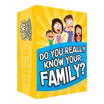 Do You Really Know Your Family? Card Game
