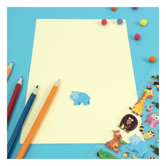 Jungle Animal Puffy Stickers image number 2