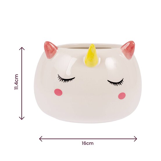 Ceramic Unicorn Yarn Bowl 16cm image number 5