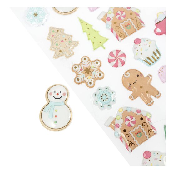Gingerbread Epoxy Stickers image number 3