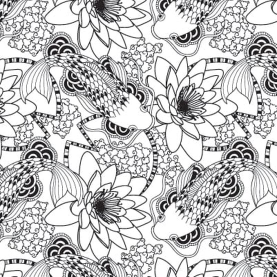 Koi Pond Pattern Free Download image number 1