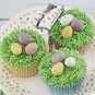 How to Make Easter Grass Cupcakes image number 1