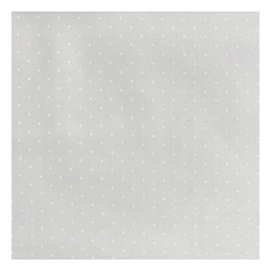White Lacquer Spot Polycotton Fabric by the Metre image number 2