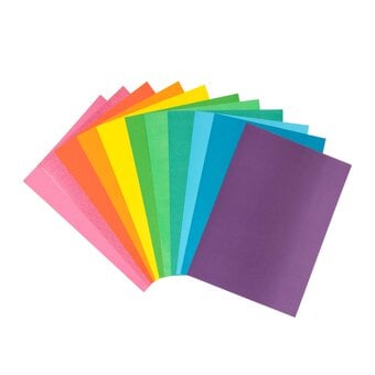 Bright Coloured Paper Pad A4 24 Pack