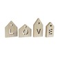 Wooden Love Houses Set 4 Pieces image number 3