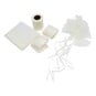 Ivory Wedding Ribbon Car Kit 9 Pieces image number 2