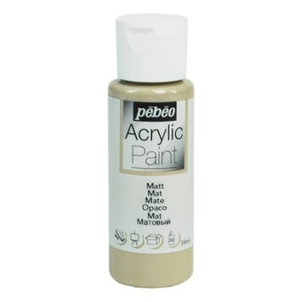 Pebeo Dark Taupe Matt Acrylic Craft Paint 59ml