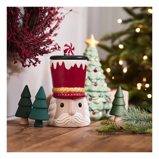 Ceramic Nutcracker Jar 21cm  image number 3