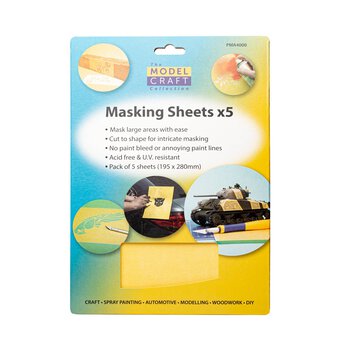 Modelcraft Masking Sheets A5 5 Pack