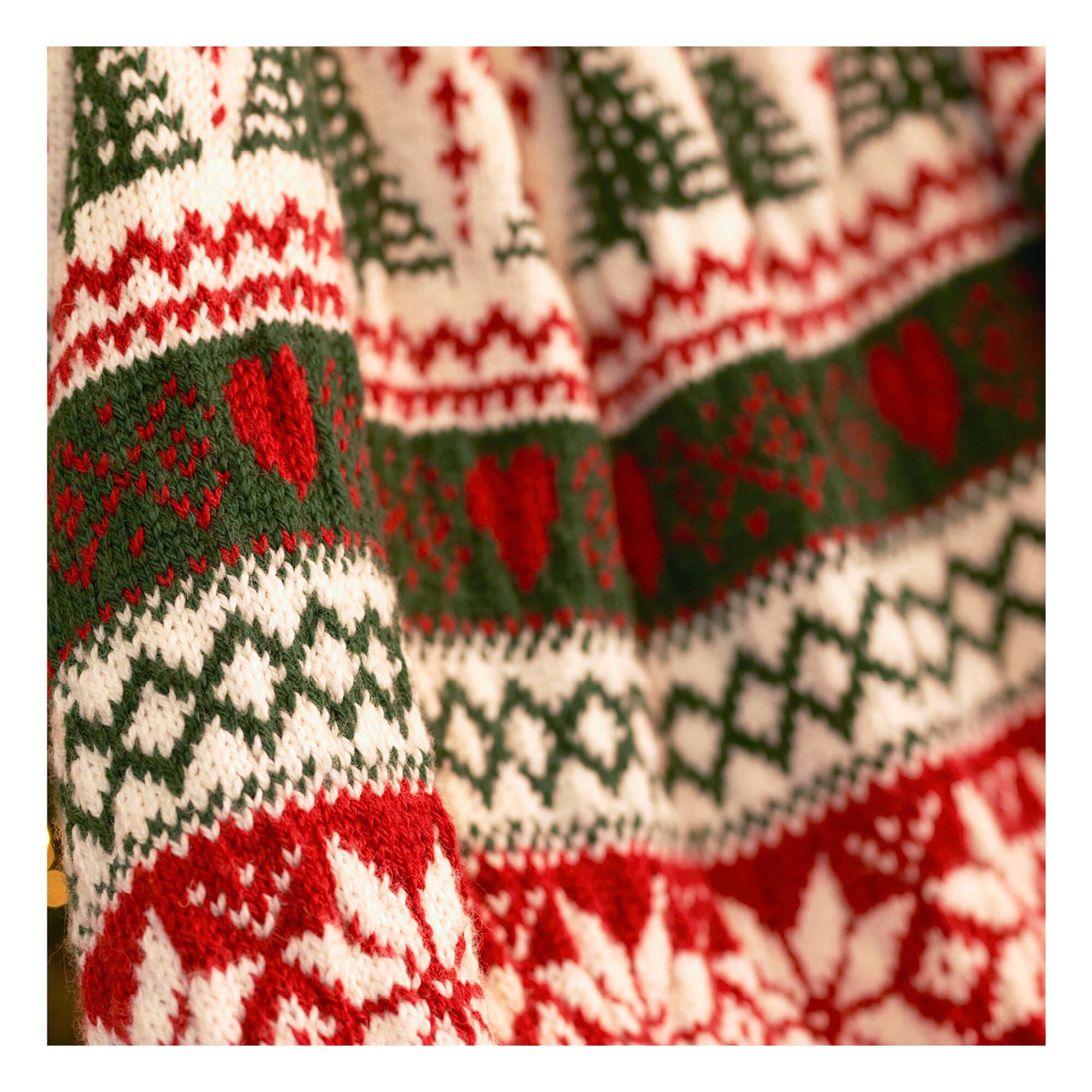 West Yorkshire Spinners Woodside Fair Isle Festive Blanket Kit Hobbycraft