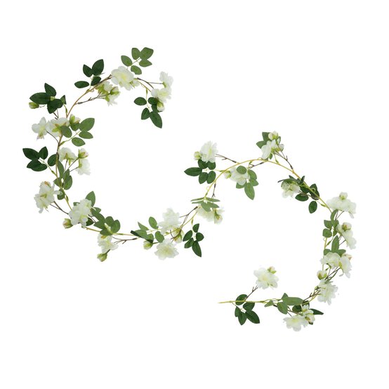 Cream Blossom Garland 1.8m  image number 1