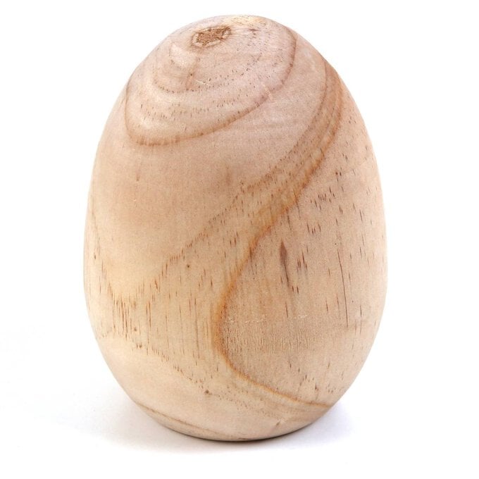 Wooden Egg 9cm image number 1