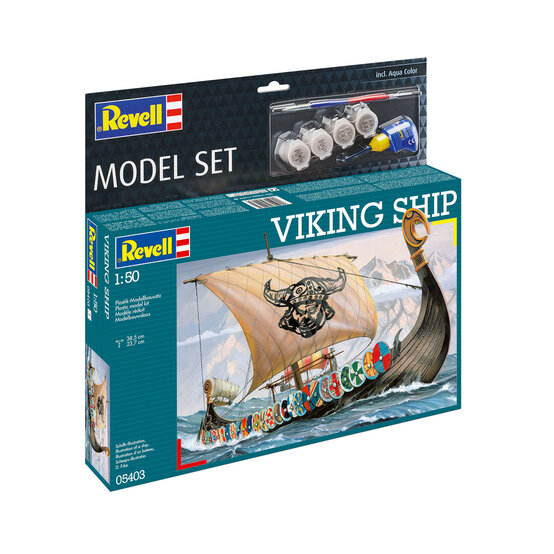 Revell Viking Ship Model Set 1:50 image number 1