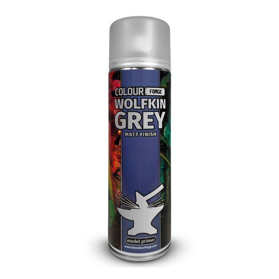 Colour Forge Wolfkin Grey Spray Primer 500ml  image number 1