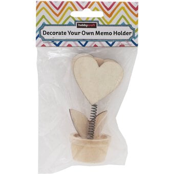 Decorate Your Own Heart Memo Holder image number 3