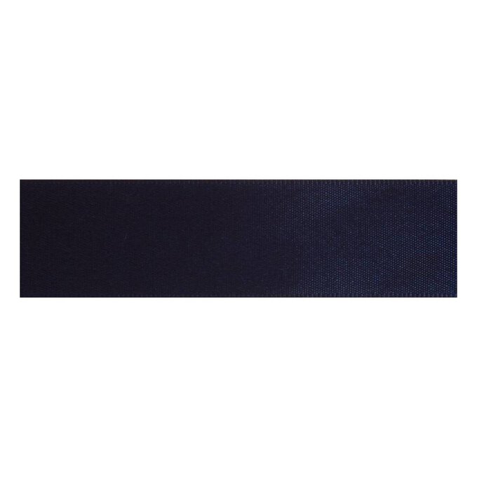Navy Blue Double-Faced Satin Ribbon 6mm x 5m image number 1