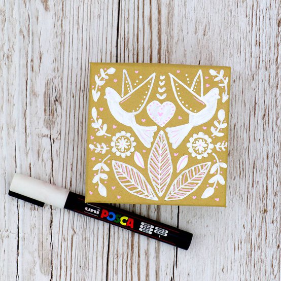 Uni-ball Pastel Posca PC-1M Marker Pens 8 Pack image number 7