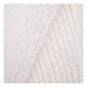 Knitcraft White Everyday Chunky Yarn 100g image number 2