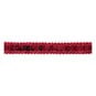 Red Metallic-Edged Sequin Trim by the Metre image number 1