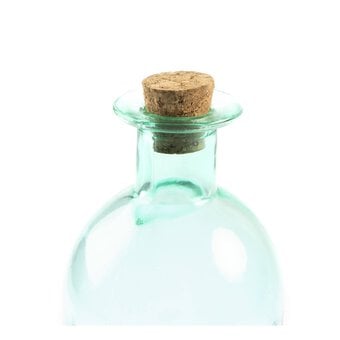 Green Floral Glass Bottle 500ml image number 3