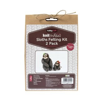 Sloths Felting Kit 2 Pack image number 5