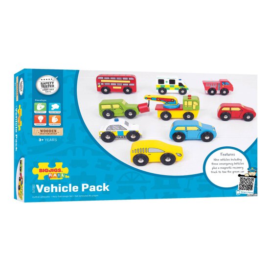 Bigjigs Vehicle Pack image number 1