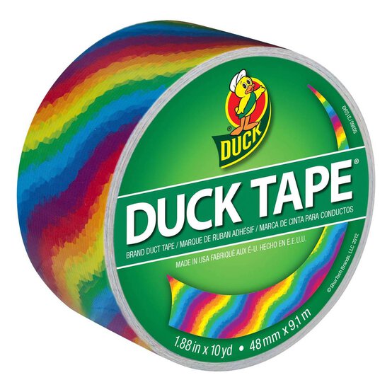 Rainbow Duck Tape 4.8cm x 9.1m image number 1