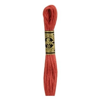 DMC Red Mouline Special 25 Cotton Thread 8m (022)