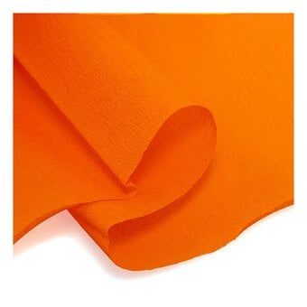 Orange Crepe Paper 100cm x 50cm image number 2