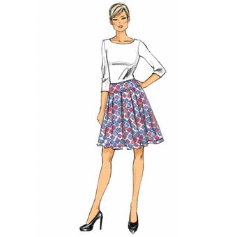 Vogue Women’s Skirt Sewing Pattern V9090 (6-14) image number 3