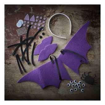 Make Your Own Bat Halloween Costume Kit